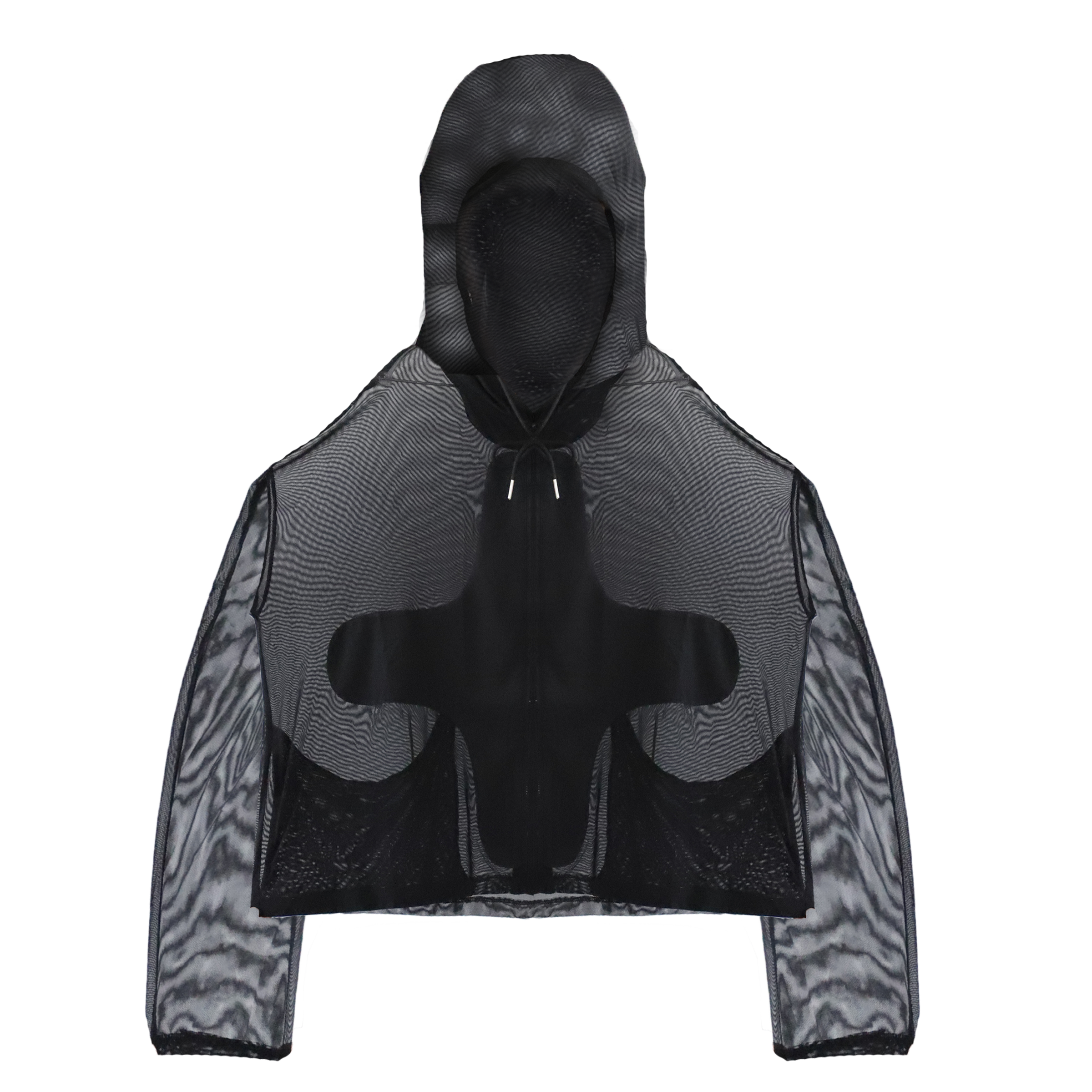 MESH ZIP UP HOODIE