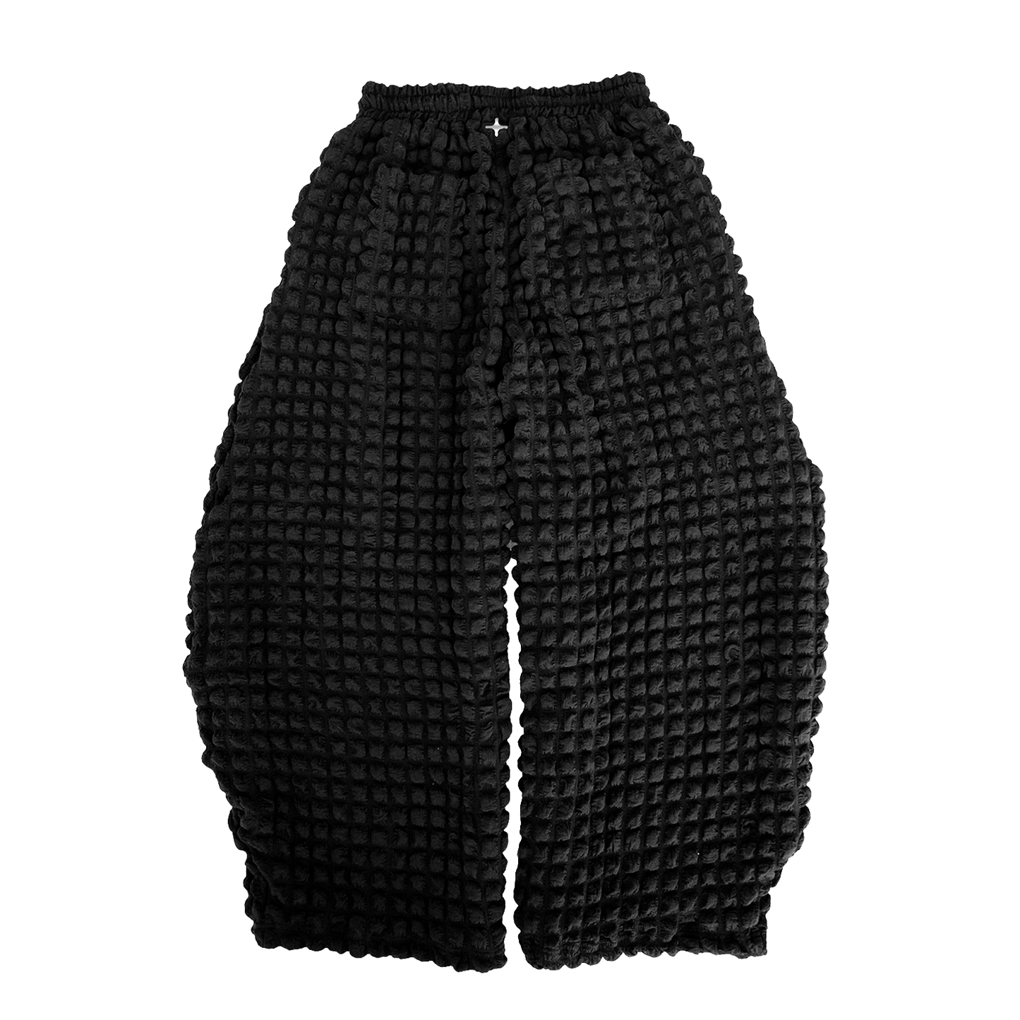 BUBBLE PLEAT CURVE PANTS