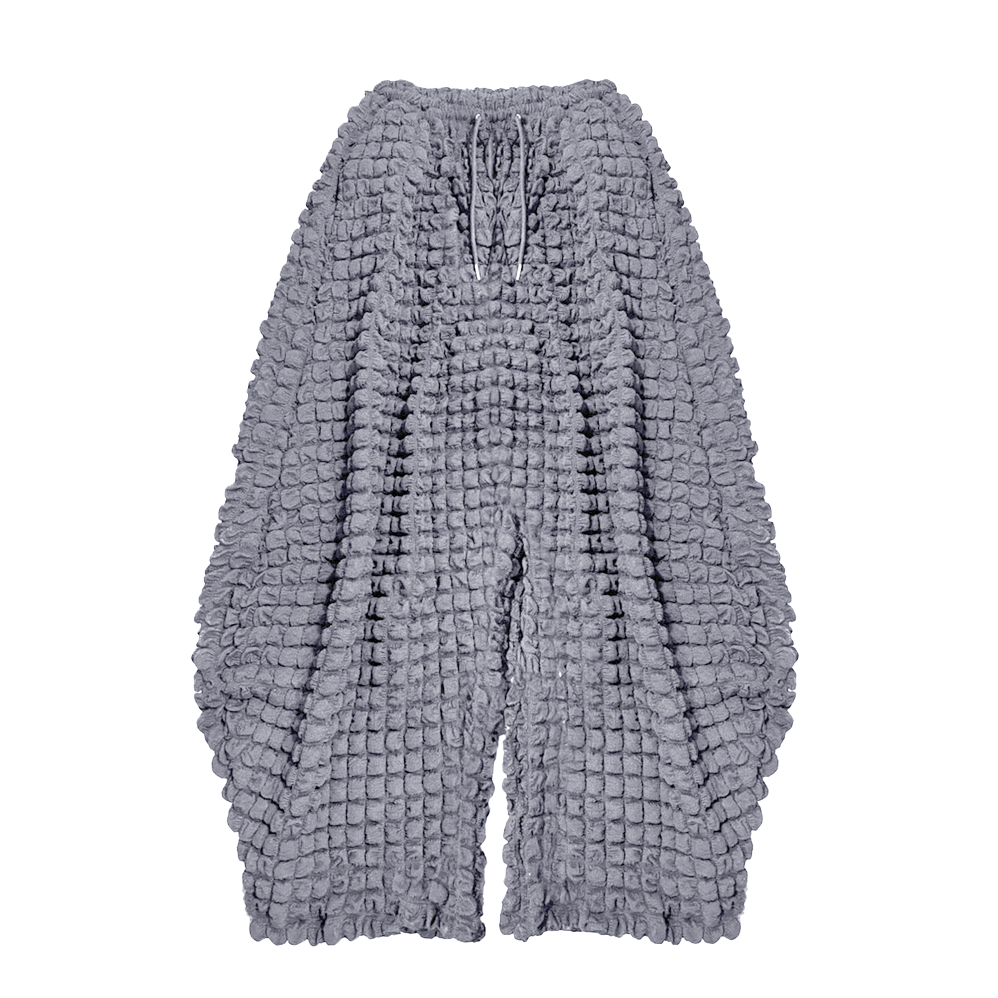 BUBBLE PLEAT CURVE PANTS
