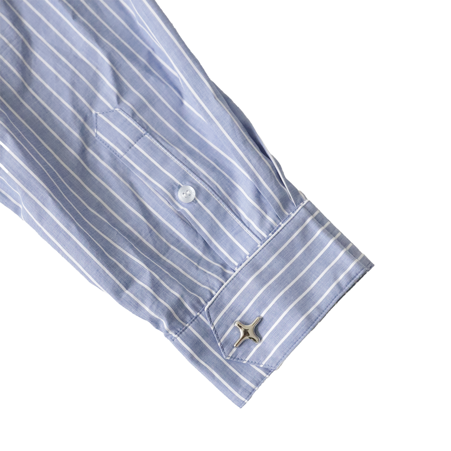 MODULAR BUTTON UP SHIRT (Mixed Pinstripe)
