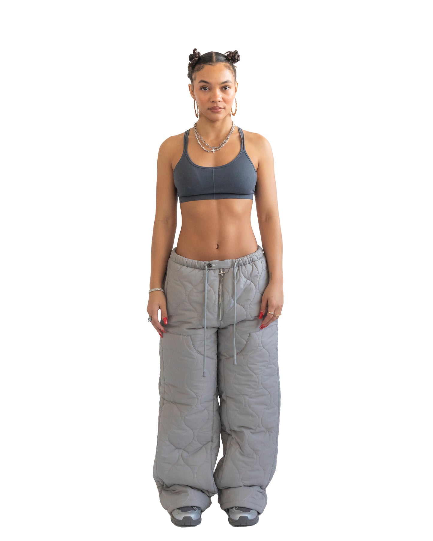 DOUBLE KNEE QUILTED LINER PANTS