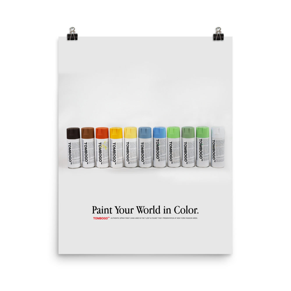 Paint Your World in Color Poster