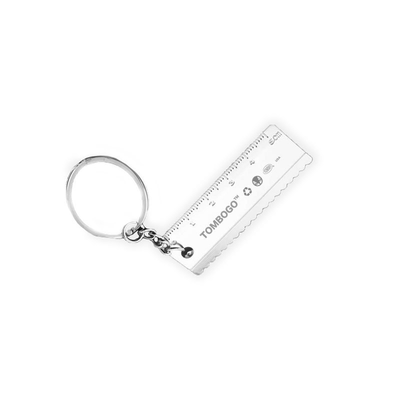 Micro Ruler Key Chain