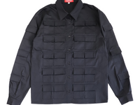 MULTI-POCKET BUTTON-UP SHIRT